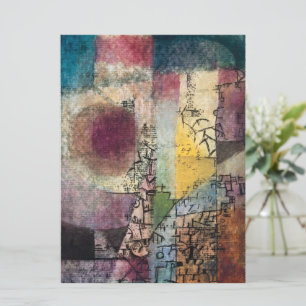 Carte Paul Klee Art Abstrait Cubisme