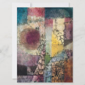 Carte Paul Klee Art Abstrait Cubisme (Devant)