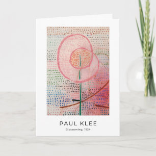 Carte Paul Klee, Blossoming (1934), Art Abstrait moderne