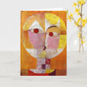 Carte Paul Klee Senecio Peinture (Fleur jaune)