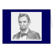 Carte Paul McGehee "Abraham Lincoln" (Devant Horizontal)
