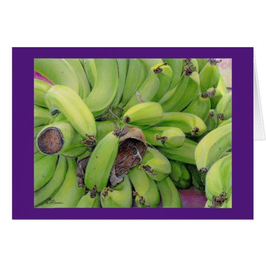 Carte Paul McGehee "Bananes" (Devant Horizontal)