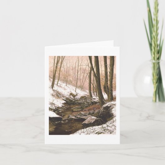 Carte Paul McGehee "First Snow" (Devant)