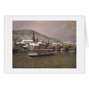 Carte Paul McGehee "Hiver à Heidelberg"