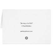 Carte Paul McGehee "Meeting at the Well" (Dos Horizontal)