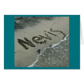 Carte Paul McGehee "Nevis Sand" (Devant Horizontal)