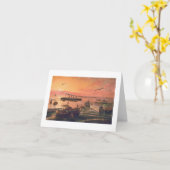 Carte Paul McGehee "Old New York Harbour" (Fleur jaune)