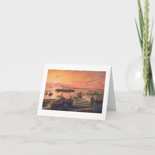Carte Paul McGehee "Old New York Harbour" (Devant)