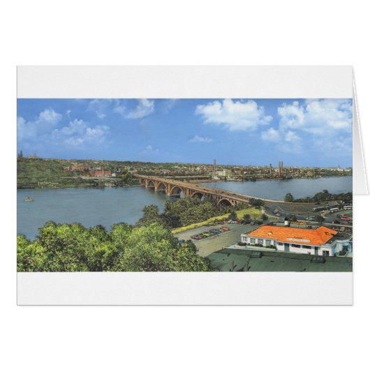 Carte Paul McGehee "Potomac River Vista 1955" (Devant Horizontal)