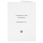 Carte Paul McGehee "The Melon Boat" (Dos)