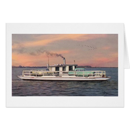 Carte Paul McGehee "The Oxford-Bellevue Ferry" (Devant Horizontal)