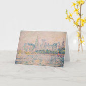 Carte Paul Signac - Avignon, matin (Fleur jaune)