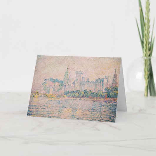 Carte Paul Signac - Avignon, matin (Devant)