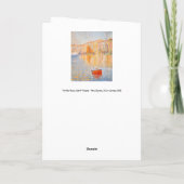 Carte Paul Signac - La Bouée Rouge, Saint-Tropez (Dos)