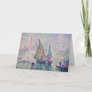 Carte Paul Signac - La Voile verte