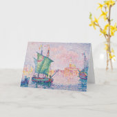 Carte Paul Signac - Venise, Le Nuage Rose (Fleur jaune)