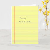 Carte pavé juridique (Fleur jaune)