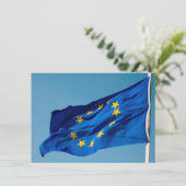 Carte pavillon de l'UE (Debout devant)