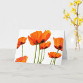 Carte Pavots ! (Fleur jaune)