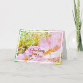 Carte pavots peints (Devant)
