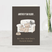 Carte Paw Print Pattern Birthday Card (Devant)