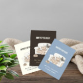 Carte Paw Print Pattern Birthday Card