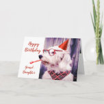 Carte Paw-sitively Grrr-eat Birthday Granddaughter<br><div class="desc">Paw-sitively Grrr-eat Birthday Granddaughter Fun Dog Pun Hummor card. Great for the person who loves animals,  puppies,  dogs and funny cards</div>