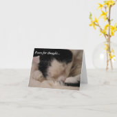 Carte Paws for thought : Sleeping Beauty (Fleur jaune)