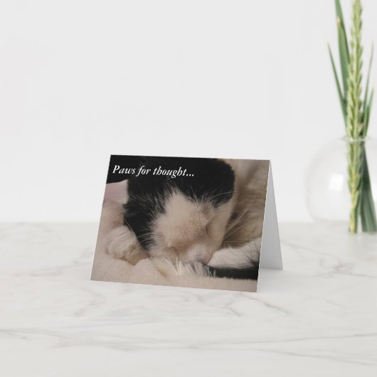Carte Paws for thought : Sleeping Beauty (Devant)