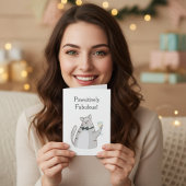 Carte Pawsitively Fabulous Funny Cat Greeting