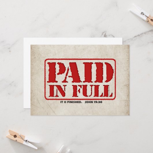 Carte Payé en entier (Devant/Arrière en situation)