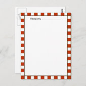 Carte Pays À damiers Recette Vierge N° 2 (Devant / Derrière)