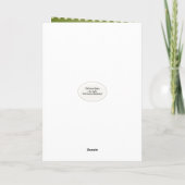 Carte Pays Anniversaire Daisy Bouquet (Dos)