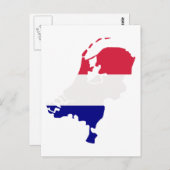 Carte Pays-Bas (Devant / Derrière)