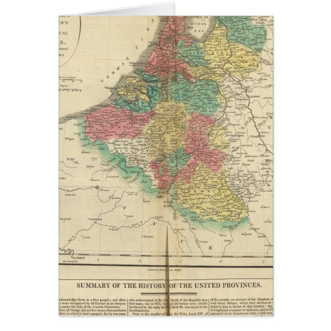 Carte Pays-Bas, BReligium Atlas (Devant)