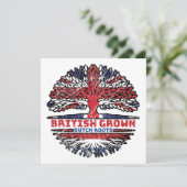 Carte Pays-Bas Dutch Royaume-Uni British Tree (Debout devant)