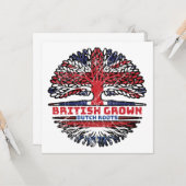 Carte Pays-Bas Dutch Royaume-Uni British Tree (Devant/Arrière en situation)
