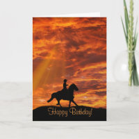 Pays de Cowboy et de Cheval Occidental Joyeux Anni