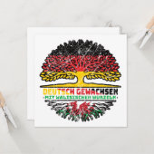 Carte Pays de Galles Pays de Galles Deutsch Deutschland  (Devant/Arrière en situation)