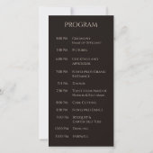 Carte Pays Fleurs de Mariage Occidentales (Dos)