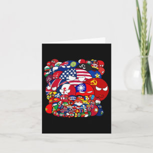 Carte Pays Guerre Mondiale drôle