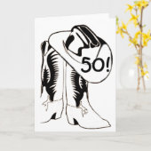 Carte PAYS OCCIDENTAL "50ème" SOUHAITE D'ANNIVERSAIRE (Fleur jaune)