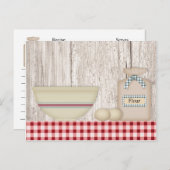 Carte Pays Recette (Devant / Derrière)