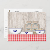 Carte Pays Recette (Devant / Derrière)