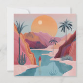 Carte Paysage Abstrait de Boho (18) (Devant)