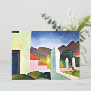 Carte Paysage africain par August Macke