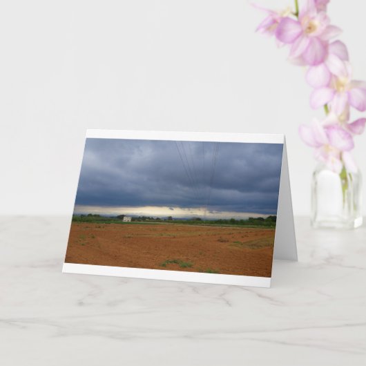 Carte Paysage Agricole Stormy (Orchidée)