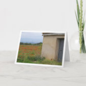 Carte Paysage Agritouristique Poppy Field (Devant)