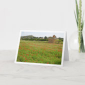 Carte Paysage Agritouristique Poppy Field (Devant)