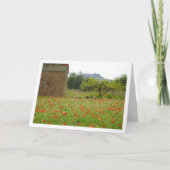Carte Paysage Agritouristique Poppy Field (Devant)